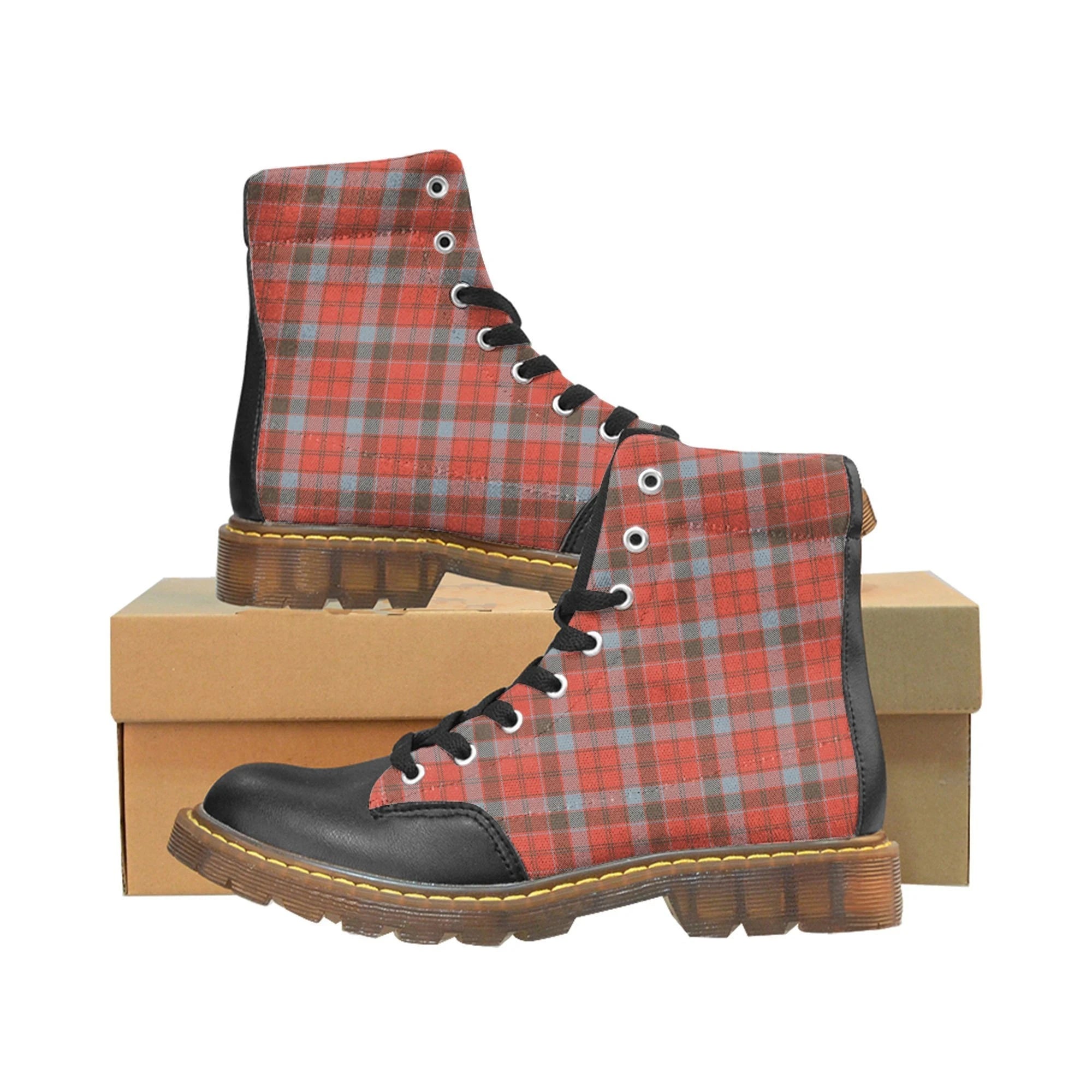 Robertson Weathered Tartan Plaid Apache Boots