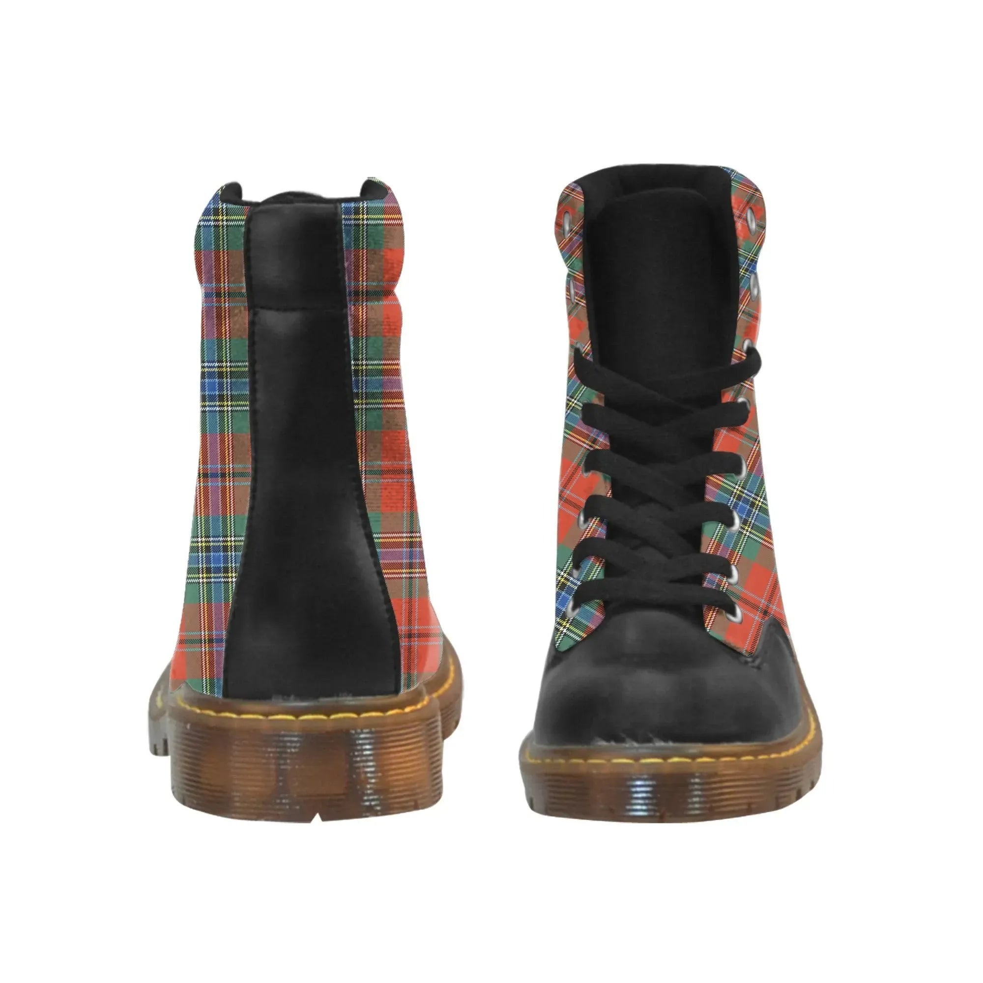 Maclean Of Duart Ancient Tartan Plaid Apache Boots