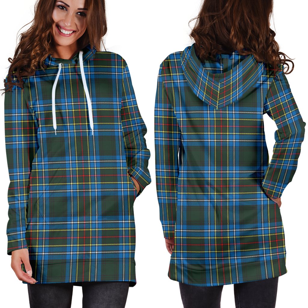 Cockburn Modern Tartan Plaid Hoodie Dress