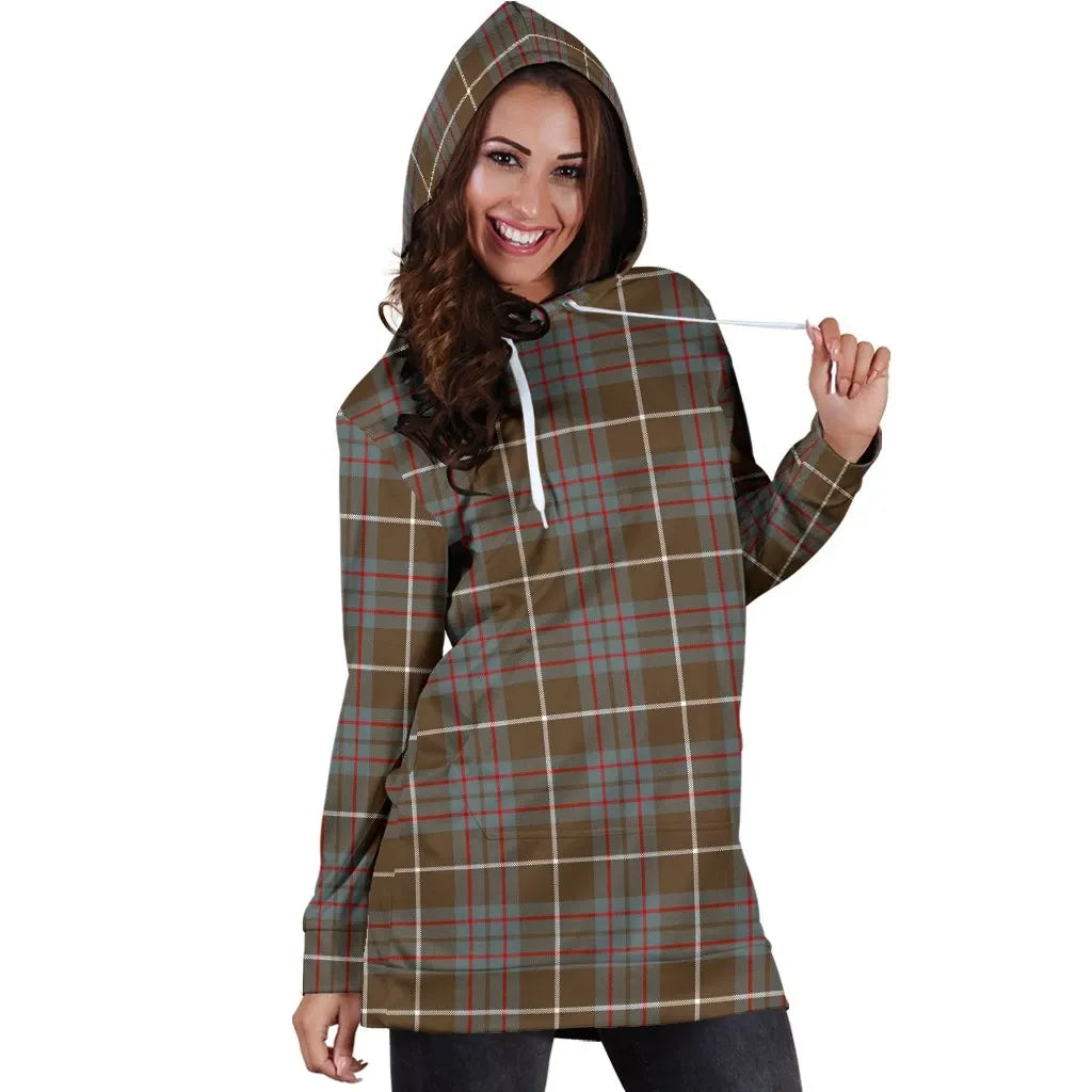 MacIntyre Hunting Weathered Tartan Plaid Hoodie Dress