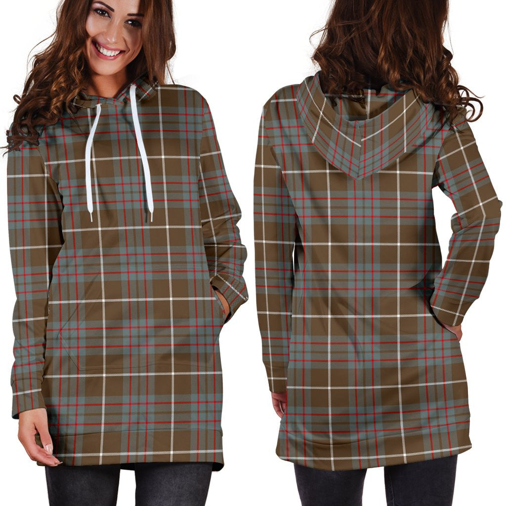 MacIntyre Hunting Weathered Tartan Plaid Hoodie Dress