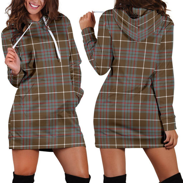 MacIntyre Hunting Weathered Tartan Plaid Hoodie Dress