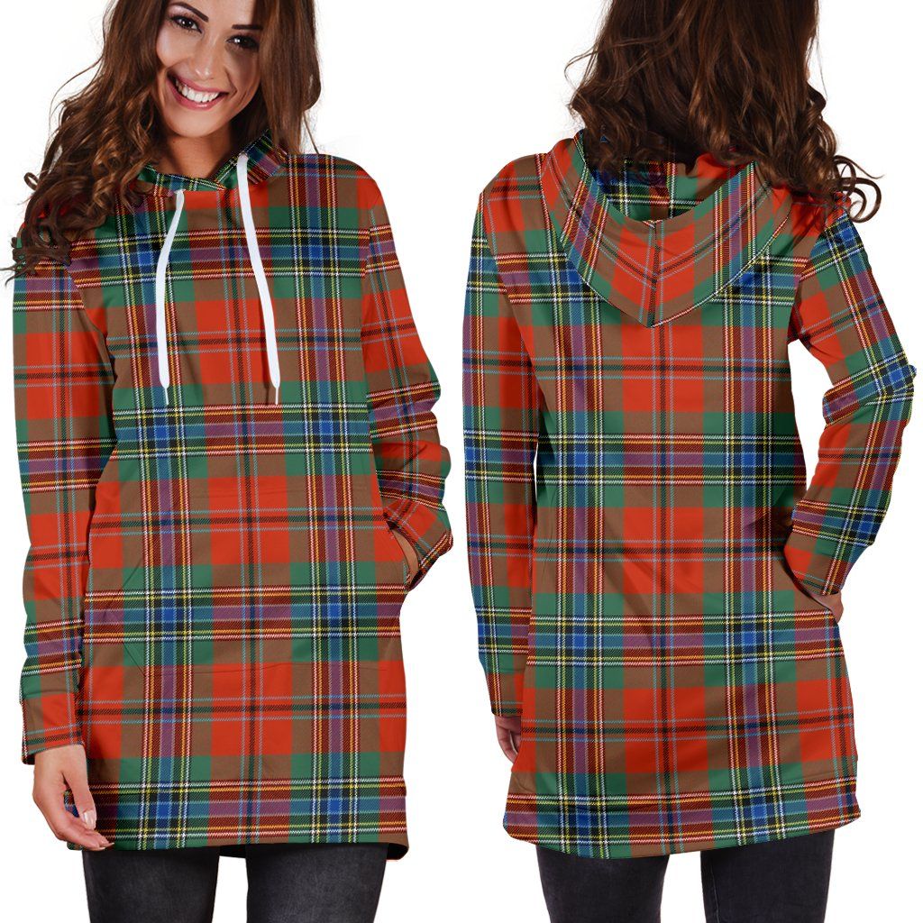 MacLean of Duart Ancient Tartan Plaid Hoodie Dress