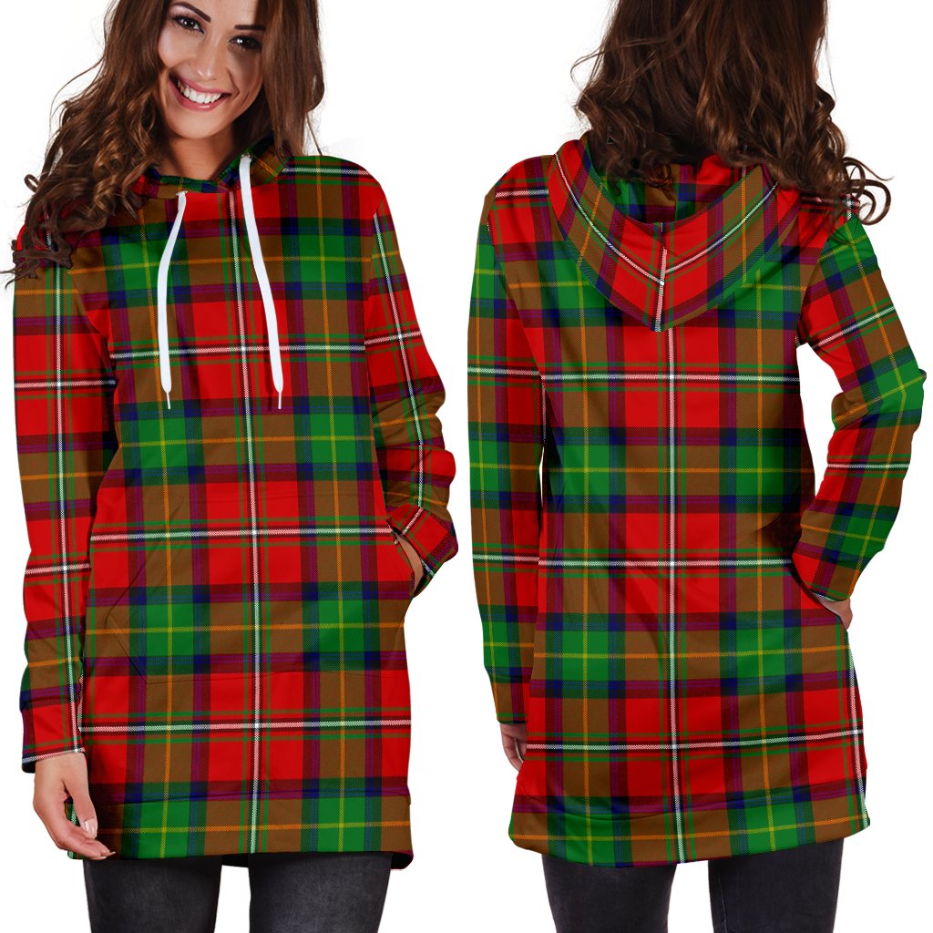 Boyd Modern Tartan Plaid Hoodie Dress