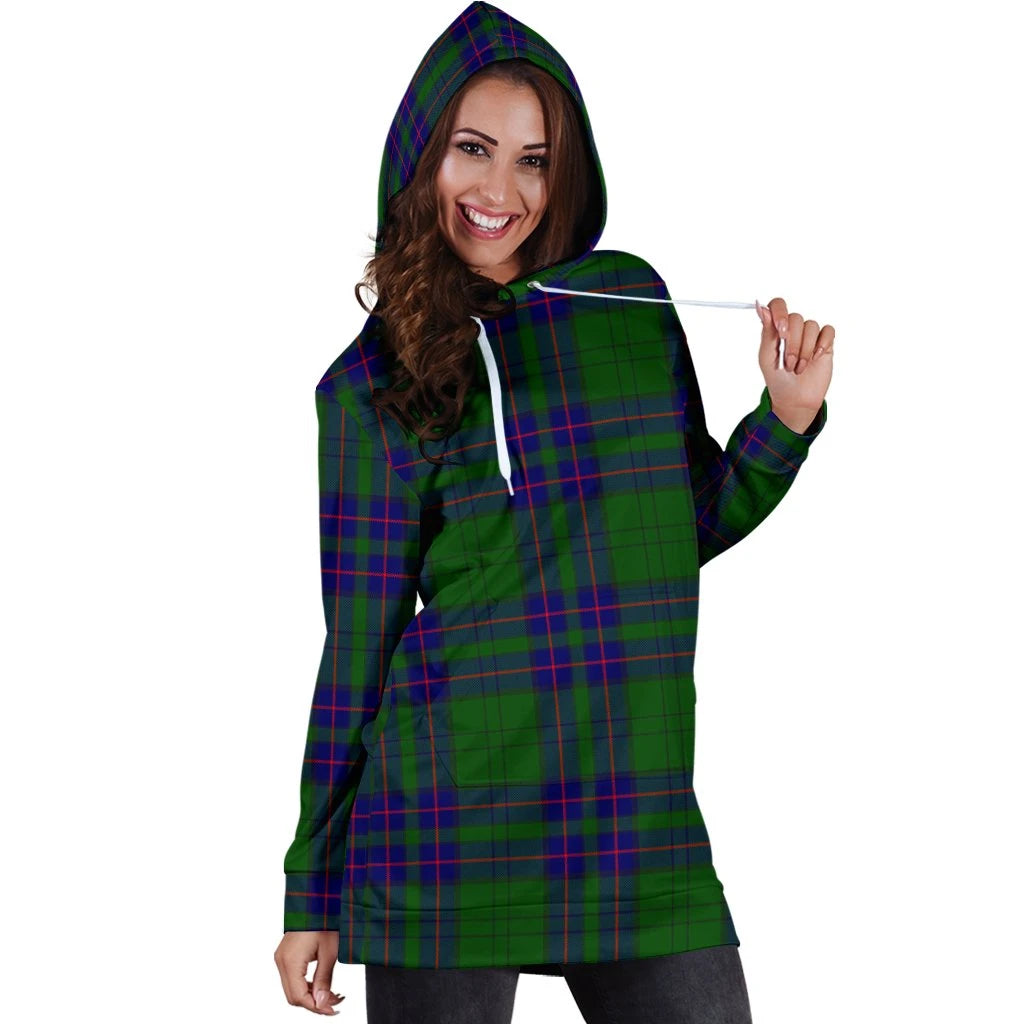 Lockhart Modern Tartan Plaid Hoodie Dress