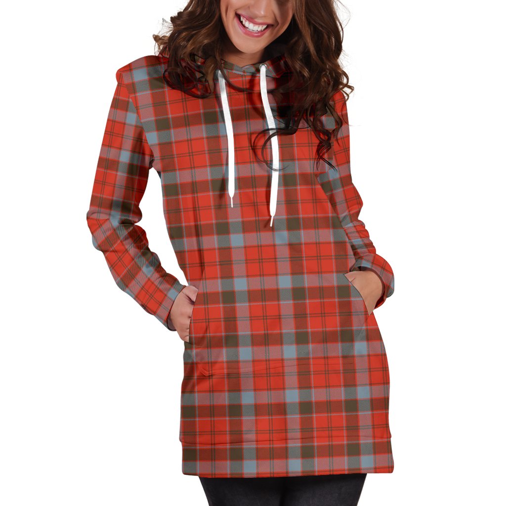 Robertson Weathered Tartan Plaid Hoodie Dress