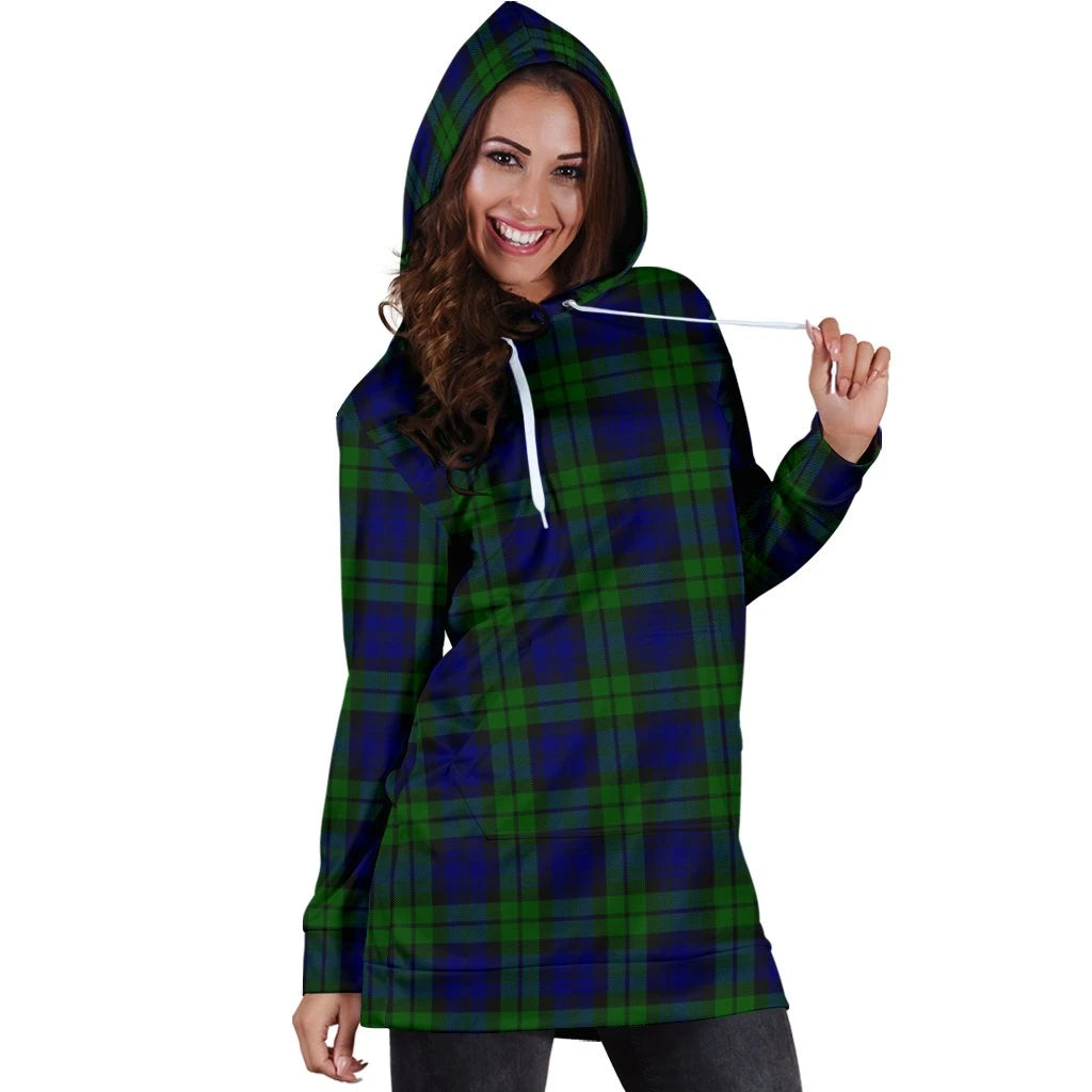 Campbell Modern Tartan Plaid Hoodie Dress