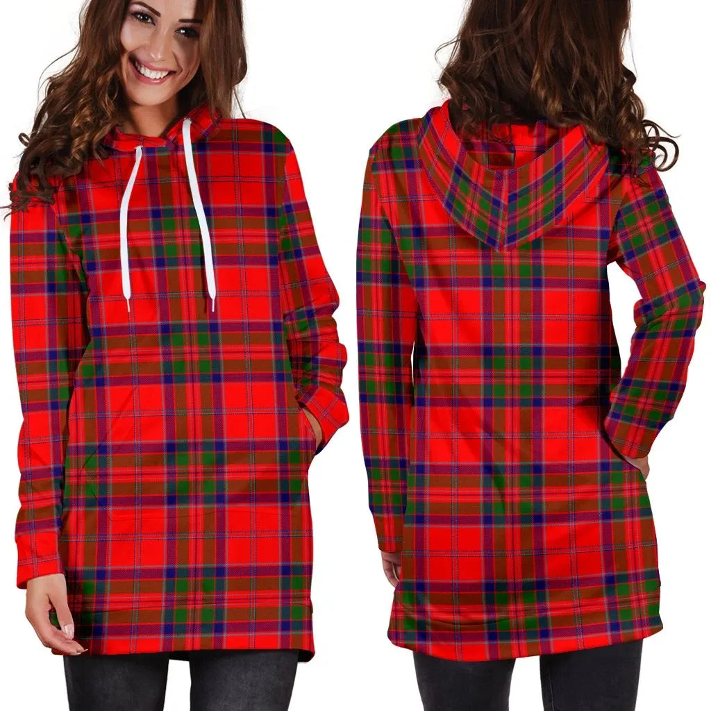 MacGillivray Modern Tartan Plaid Hoodie Dress