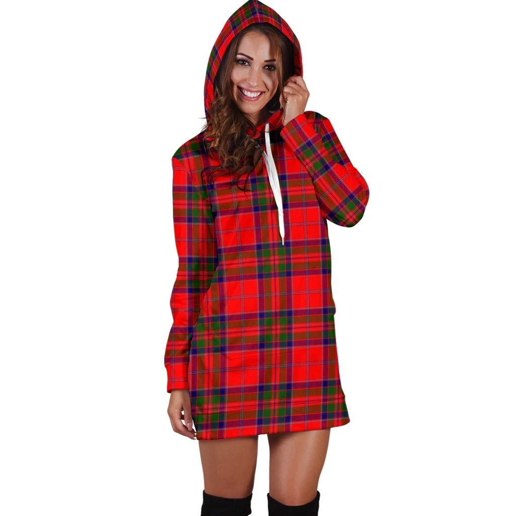 MacGillivray Modern Tartan Plaid Hoodie Dress