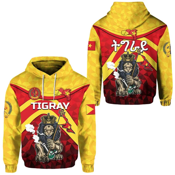 Tigray Vibes Version - Powerful Lion Hoodie