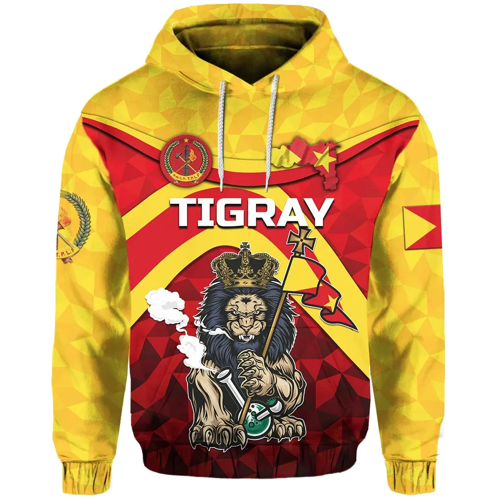 Tigray Vibes Version - Powerful Lion Hoodie