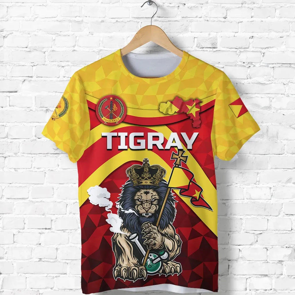 Tigray Vibes Version - Powerful Lion T-shirt