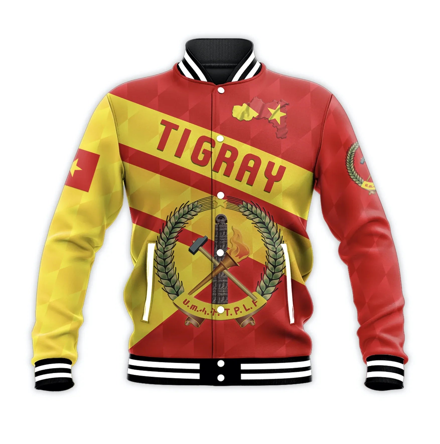 Africa Jacket - Tigray Sporty Style Baseball Jacket