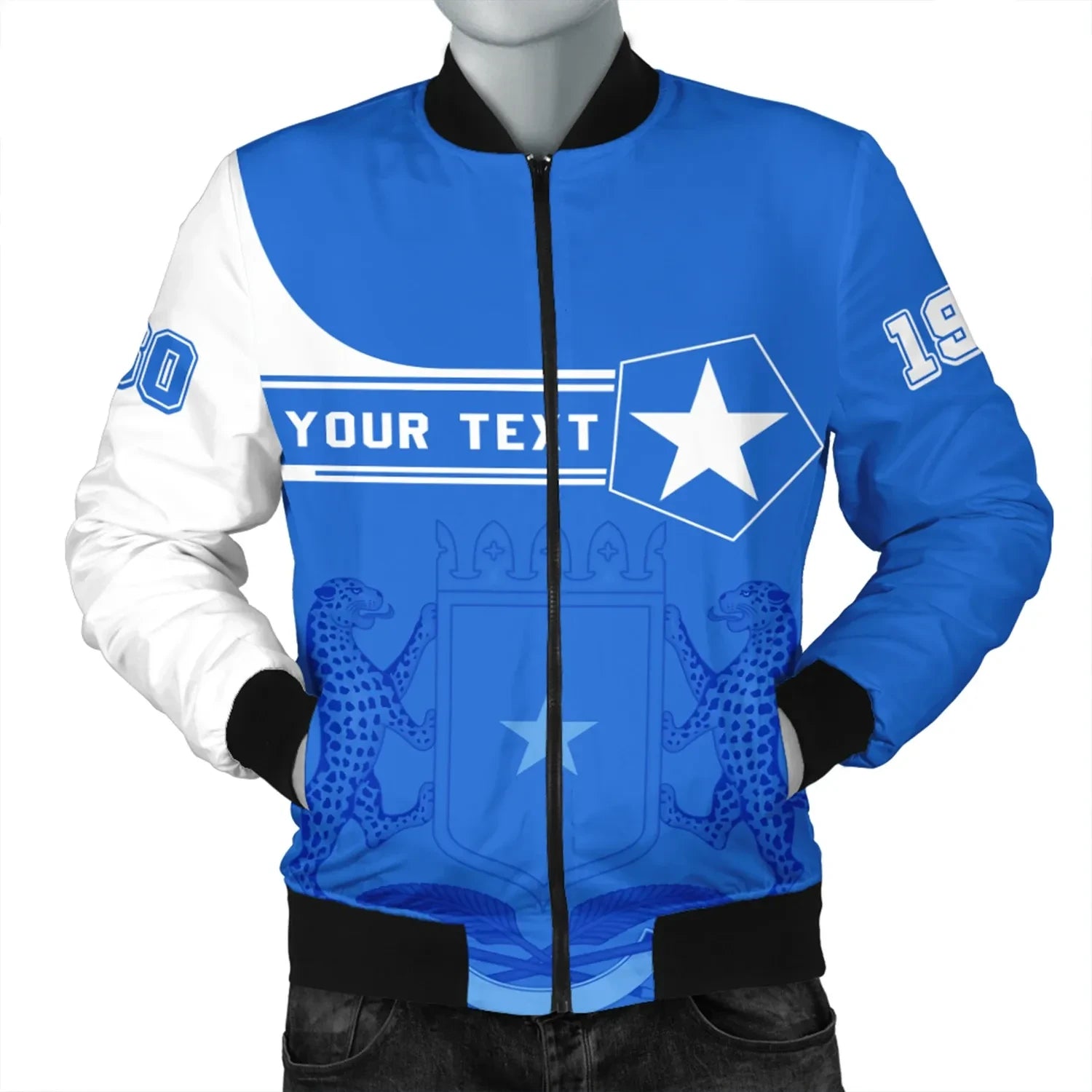 Custom Somalia Bomber Jacket Pentagon Style