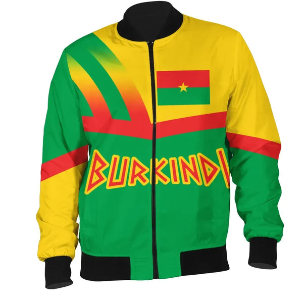 Burkina Faso Pride Burkindi Bomber Jacket - Prime Style