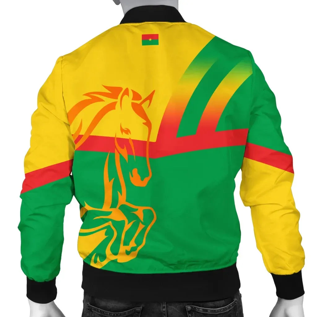 Burkina Faso Pride Burkindi Bomber Jacket - Prime Style