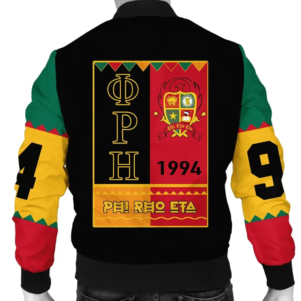 Bomber Jacket - Phi Rho Eta Black History Month Bomber Jacket