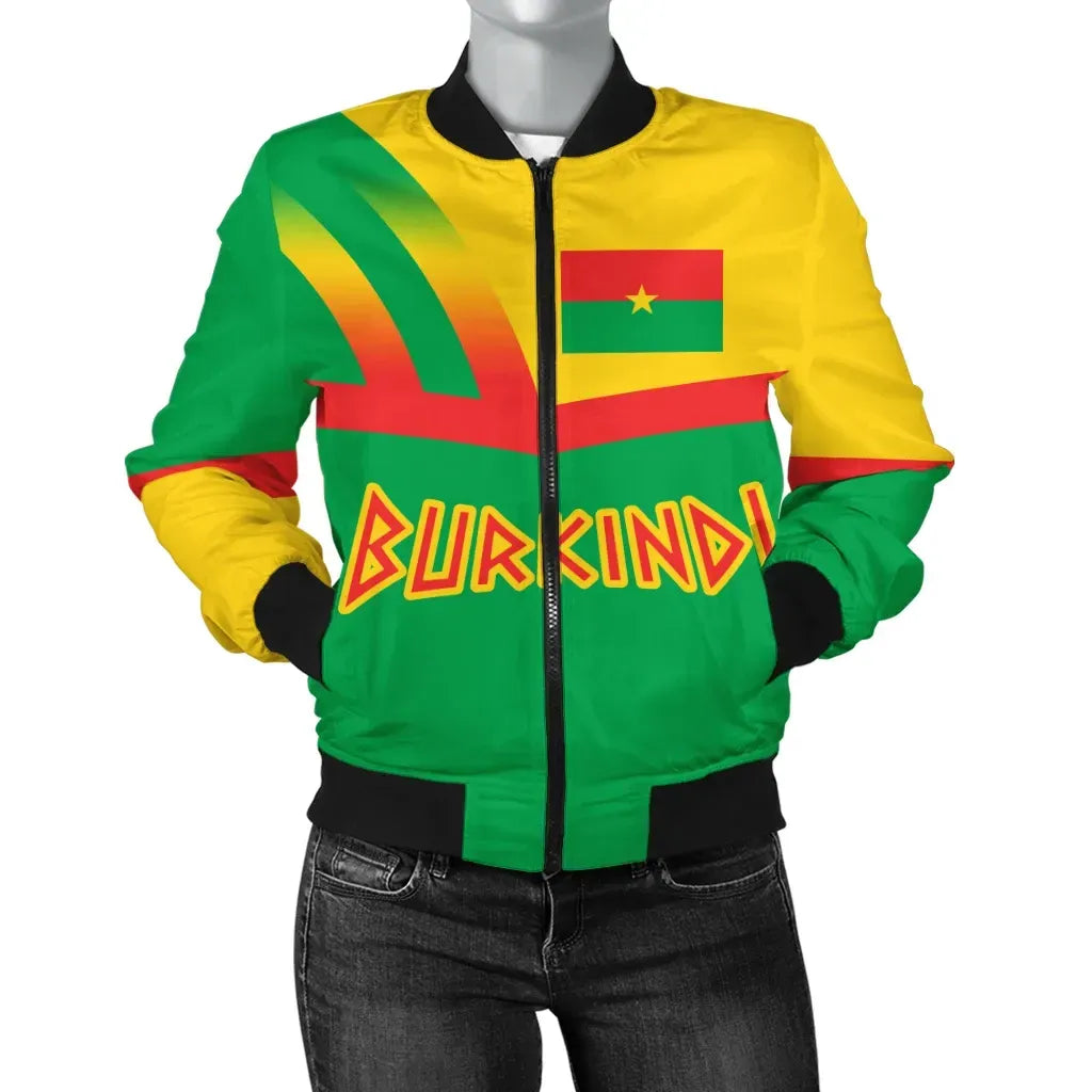 Burkina Faso Pride Burkindi Bomber Jacket - Prime Style