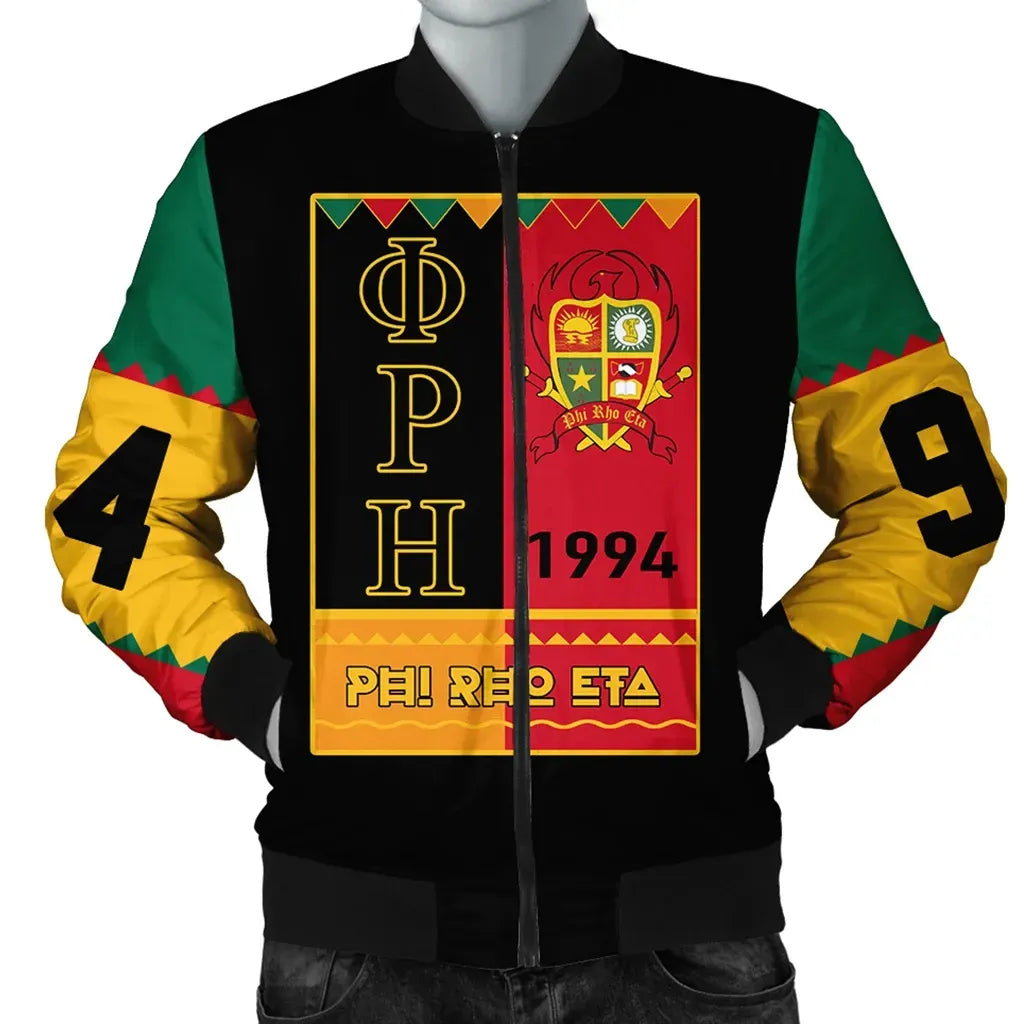 Bomber Jacket - Phi Rho Eta Black History Month Bomber Jacket