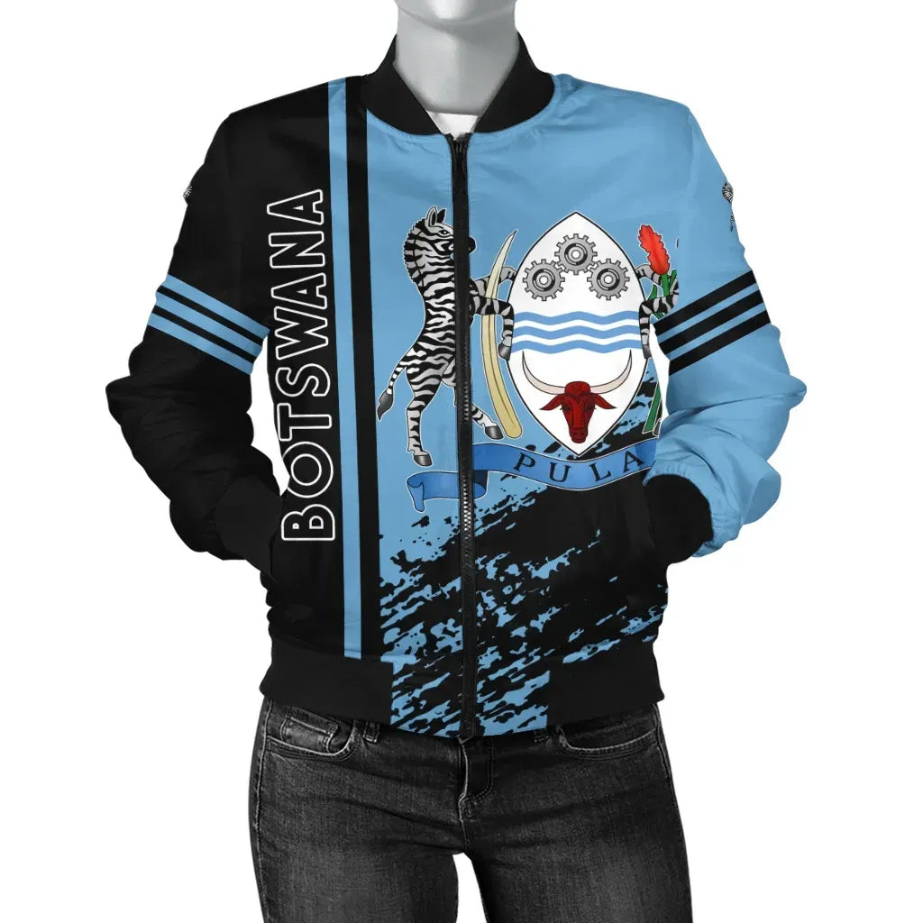 Botswana Bomber Jacket Quarter Style