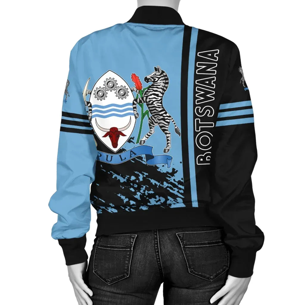 Botswana Bomber Jacket Quarter Style