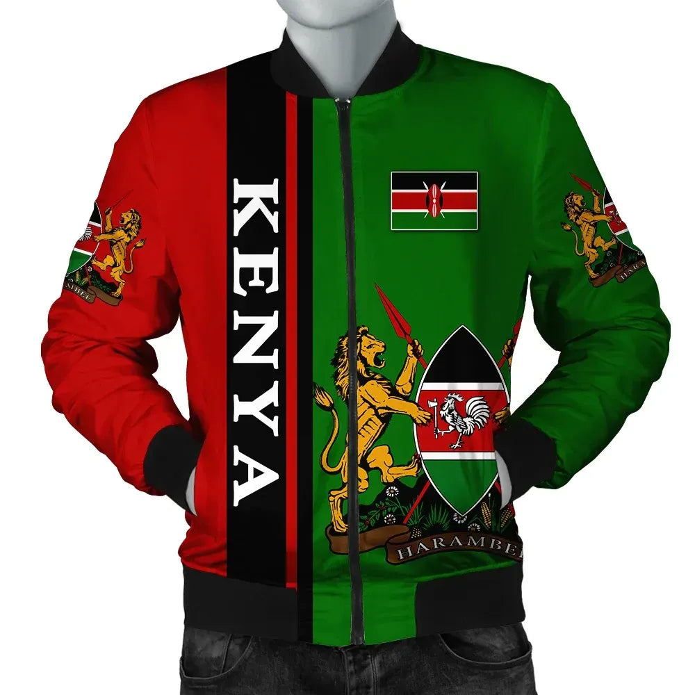 Kenya Style Bomber Jacket