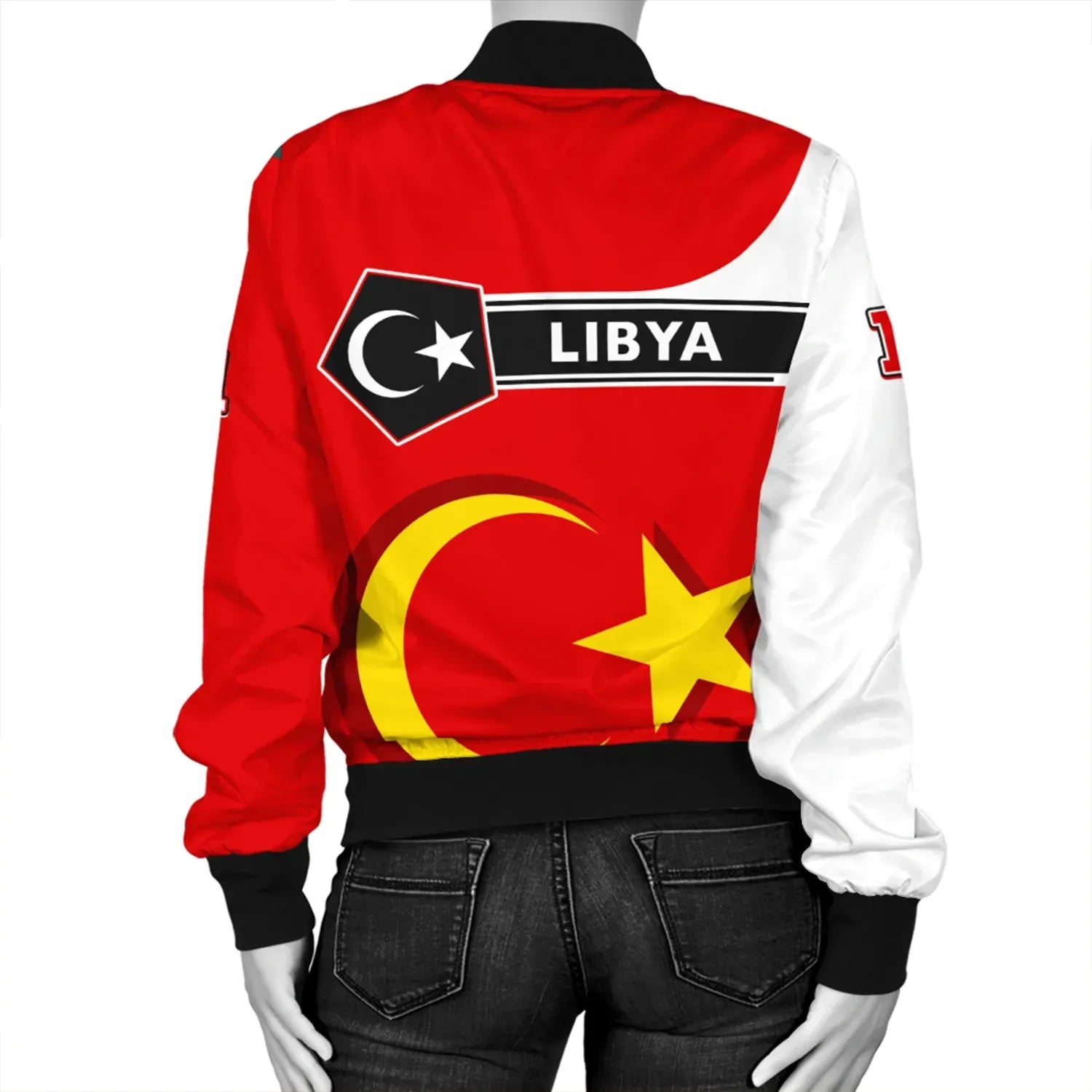 Custom Libya Bomber Jacket Pentagon Style