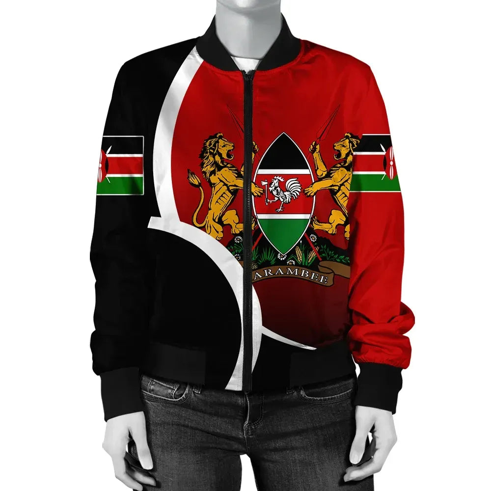 Kenya Half Circle Bomber Jacket