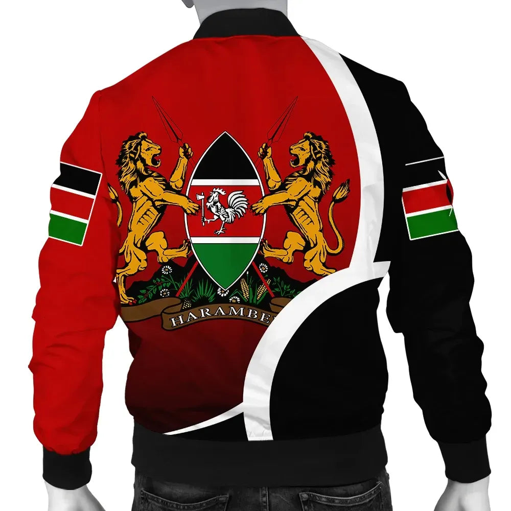 Kenya Half Circle Bomber Jacket