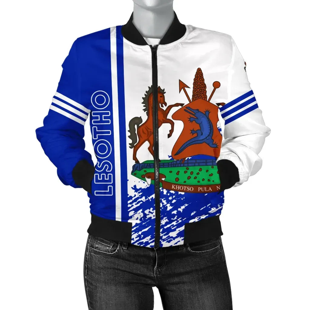 Lesotho Bomber Jacket Quarter Style