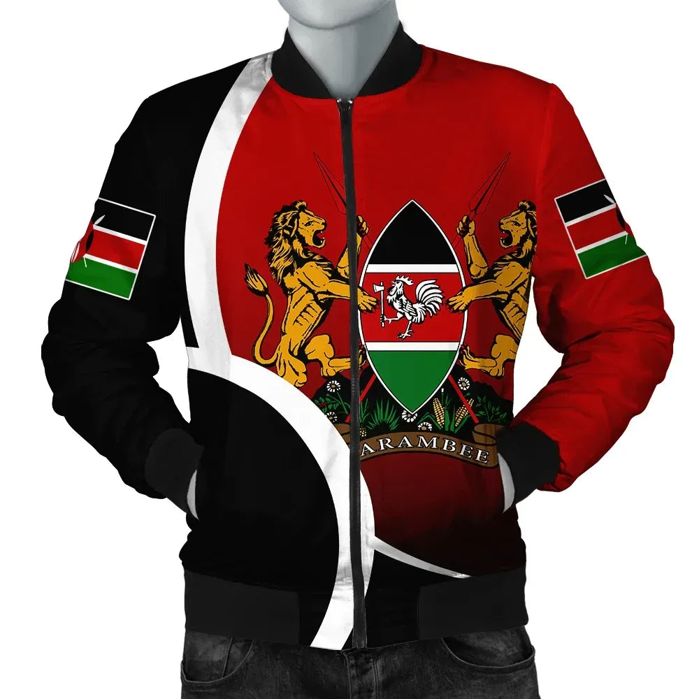 Kenya Half Circle Bomber Jacket