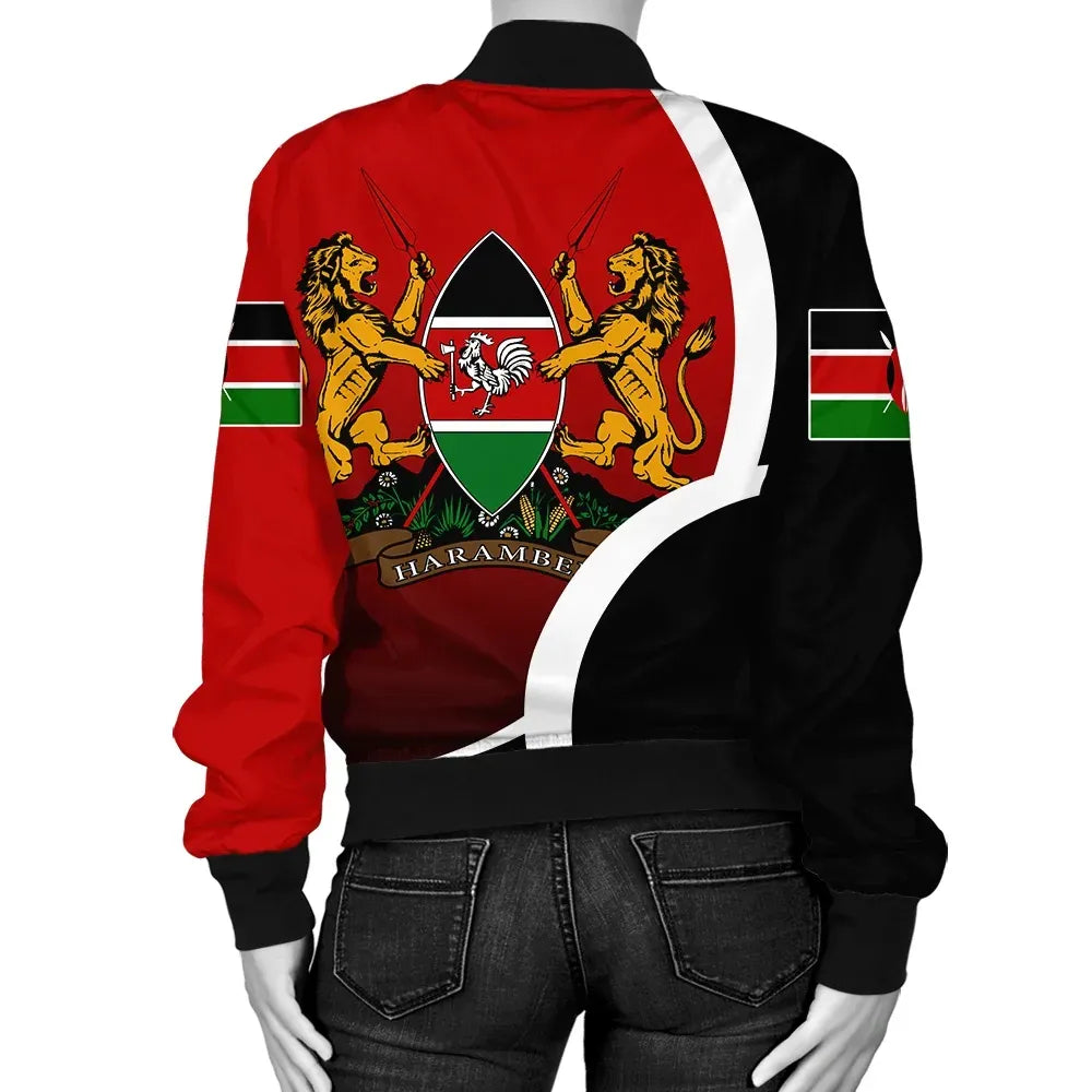 Kenya Half Circle Bomber Jacket