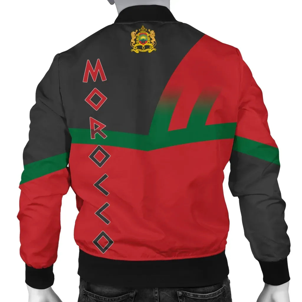 Morocco Pride Bomber Jacket - Prime Style