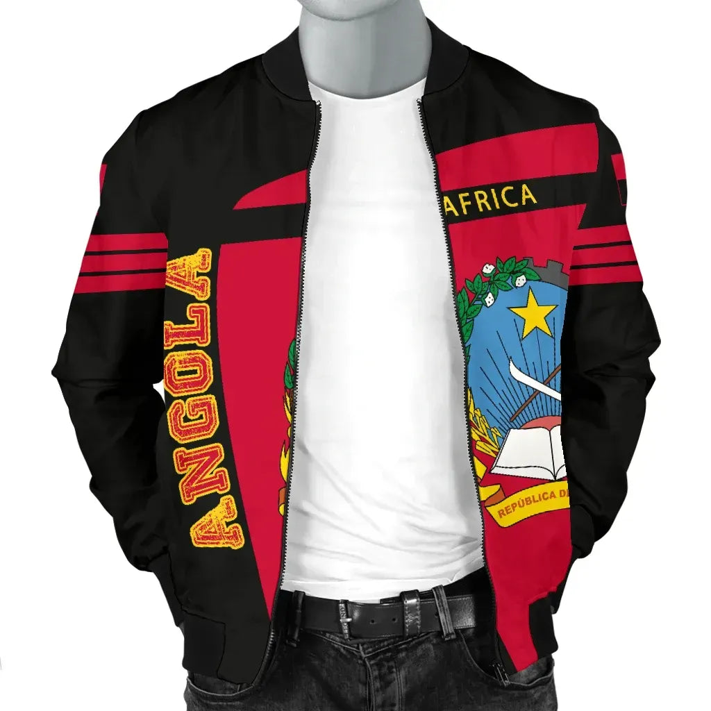 Angola Sport Style Men's Bomber Jacket