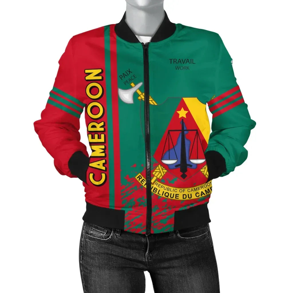 Cameroon Bomber Jacket Quarter Style