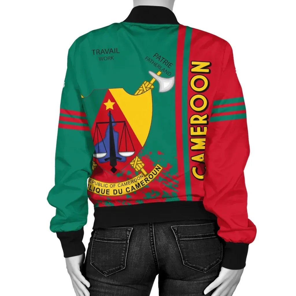 Cameroon Bomber Jacket Quarter Style