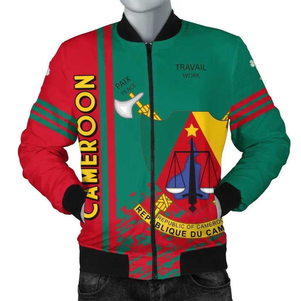 Cameroon Bomber Jacket Quarter Style