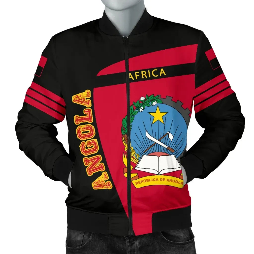 Angola Sport Style Men's Bomber Jacket