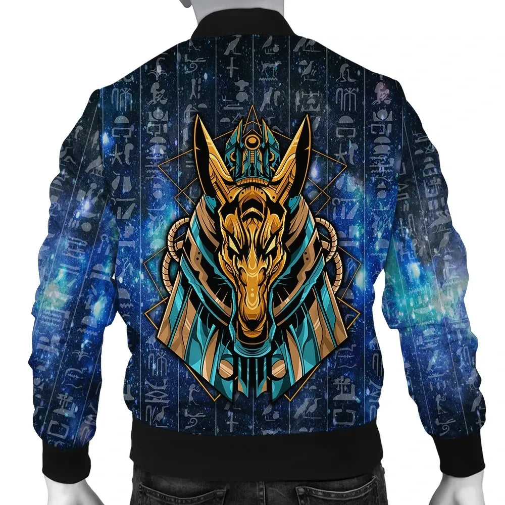 Egypt Anubis Galaxy Bomber Jacket