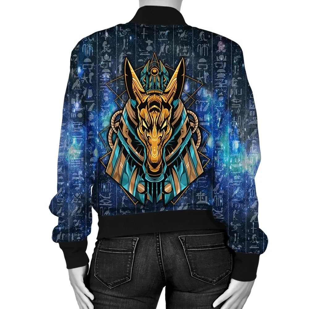 Egypt Anubis Galaxy Bomber Jacket