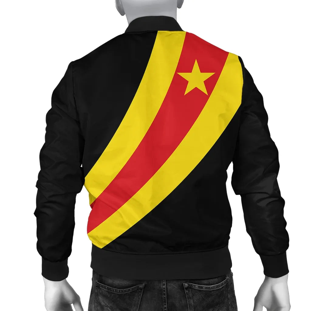 Amhara Flag Maps  Bomber Jacket