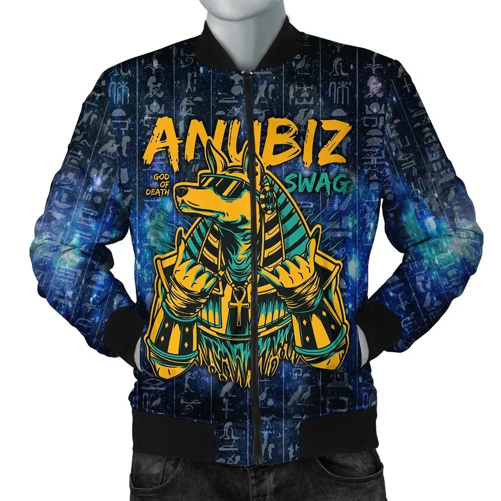 Egypt Anubis Galaxy Bomber Jacket