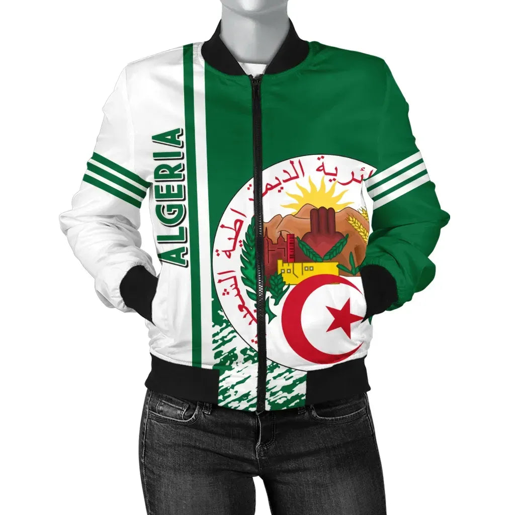 Algeria Bomber Jacket Quarter Style