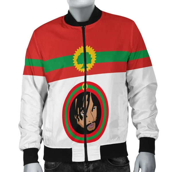 Oromo Jaal Marroo Dirribaa Bomber Jacket