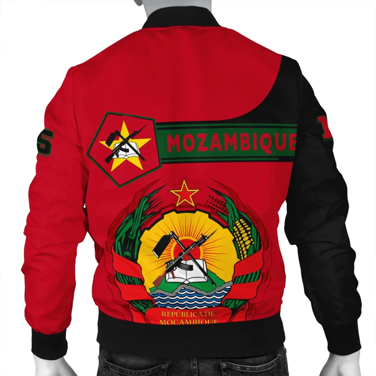 Custom Mozambique Bomber Jacket Pentagon Style