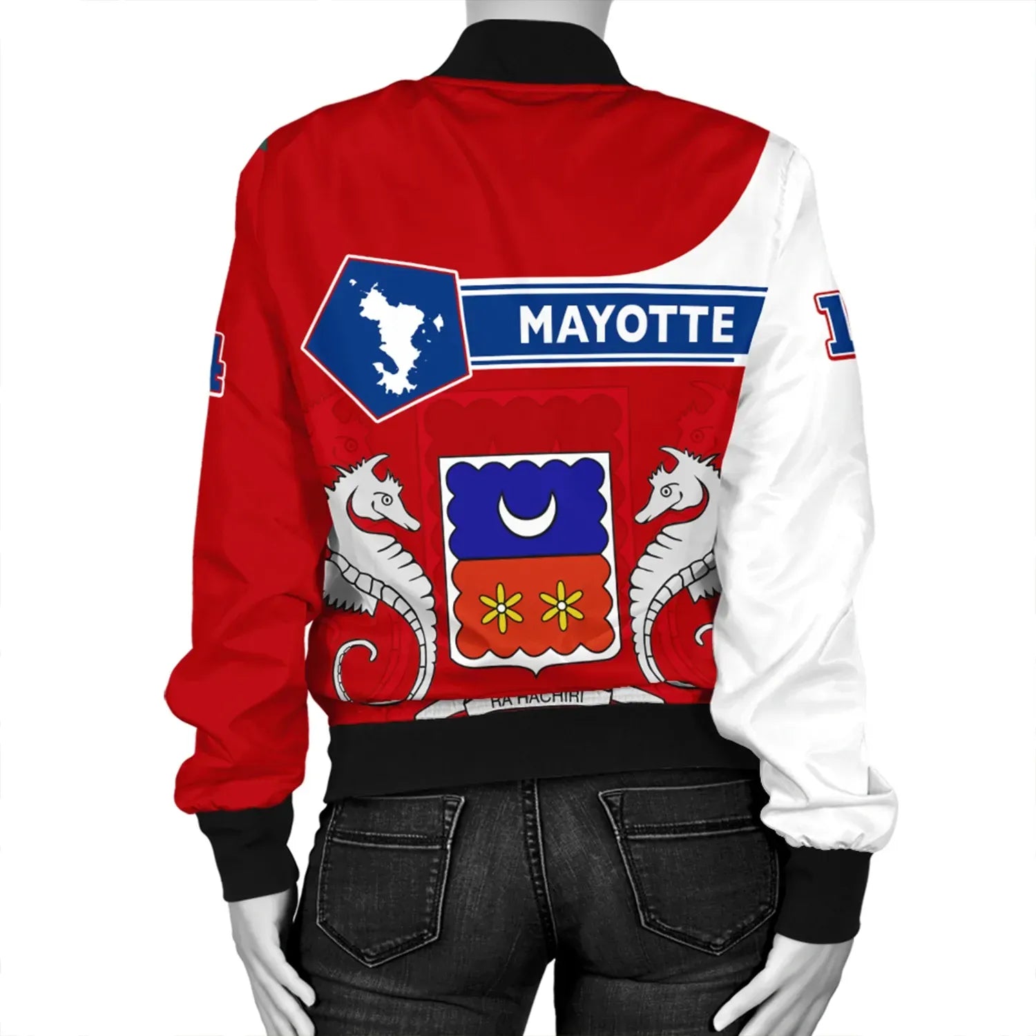 Custom Mayotte Bomber Jacket Pentagon Style