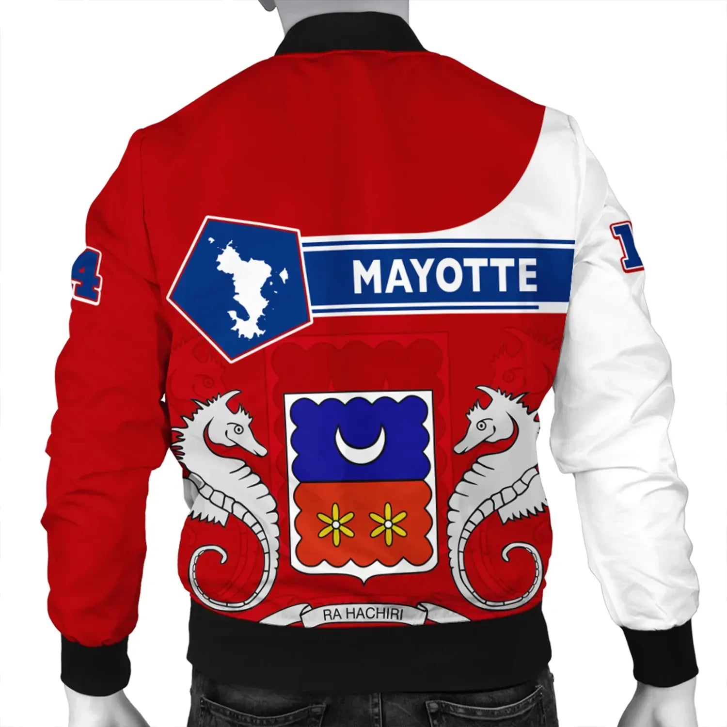 Custom Mayotte Bomber Jacket Pentagon Style