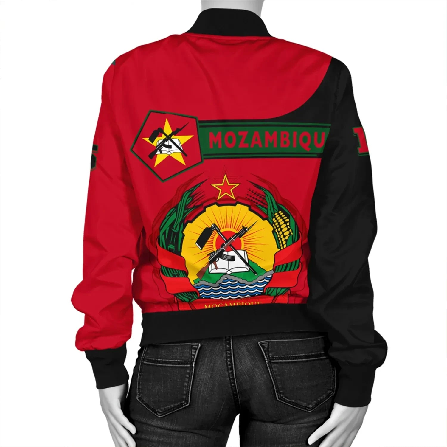 Custom Mozambique Bomber Jacket Pentagon Style