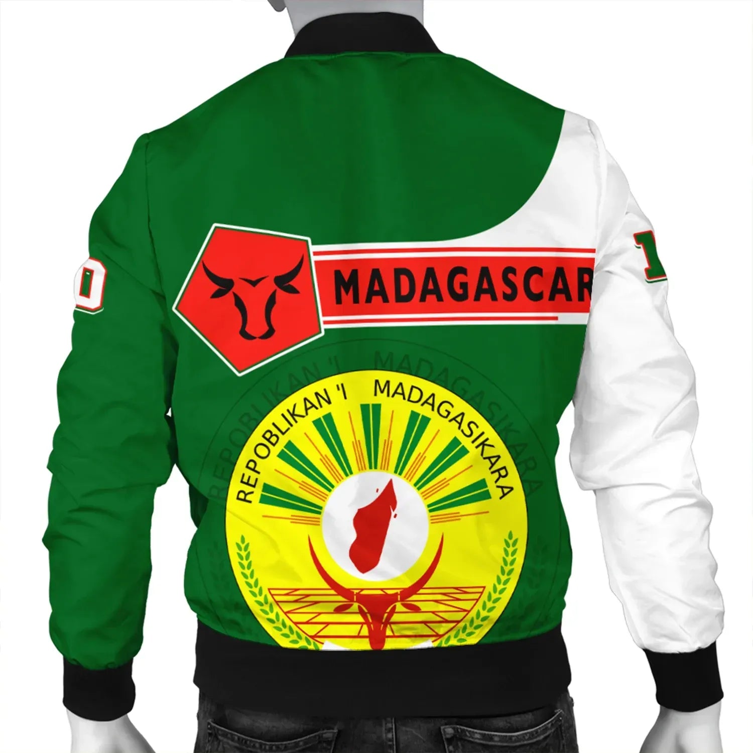 Custom Madagascar Bomber Jacket Pentagon Style