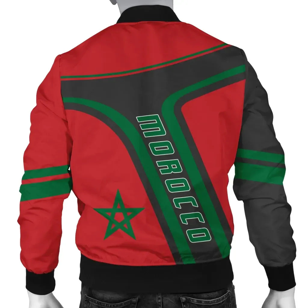 Morocco Pride Bomber Jacket - Junc Style